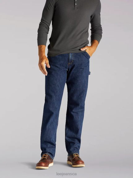 Lee Men 100% Cotton Carpenter Jean Dark Indigo Clothing 480T532