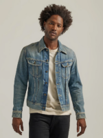 Lee Men 101 Rider Jacket Dry - Light Wash Clothing 480T1128 - Image 3