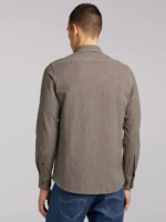 Lee Men 101 Workwear Shirt Bistre Clothing 480T932 - Image 2