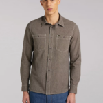 Lee Men 101 Workwear Shirt Bistre Clothing 480T932