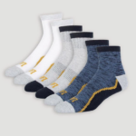 Lee Men 6-Pack Quarter Length Sock Navy Accessory 480T1168