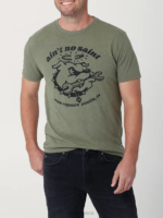 Lee Men Aint No Saint Graphic Tee Sage Heather Clothing 480T866