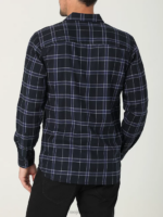 Lee Men All Purpose Classic Stretch Button Down Shirt Unionall Plaid Clothing 480T948 - Image 2