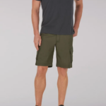 Lee Men Brooklyn Cargo Short Frontier Olive Clothing 480T994