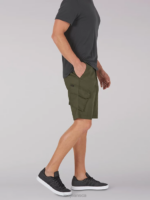 Lee Men Brooklyn Cargo Short Frontier Olive Clothing 480T994 - Image 3
