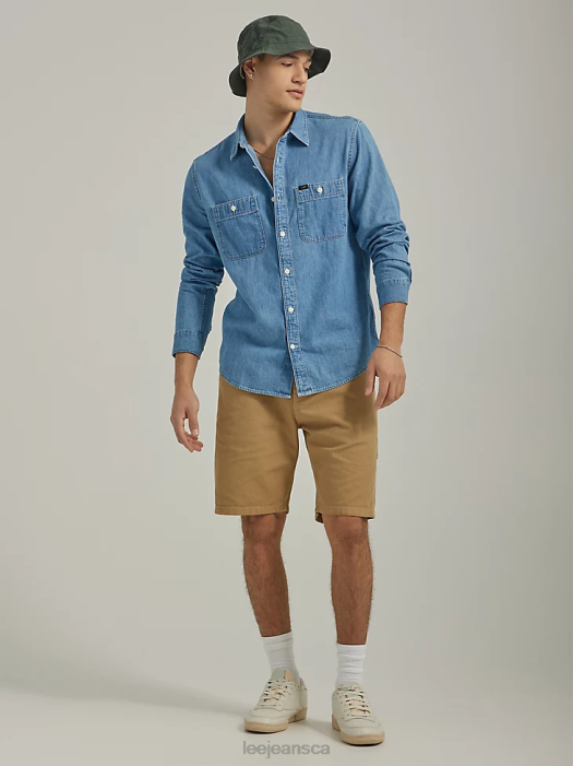 lee_men_carpenter_short_clay_clothing_480t1061.png Lee Men Carpenter Short Clay Clothing 480T1061 - Image 1