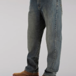 Lee Men Custom Fit Loose Straight Leg Jean (Big&Tall) Worn Stone Clothing 480T583