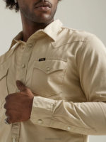 Lee Men European Collection - 101 Western Shirt Alabaster Clothing 480T931 - Image 3