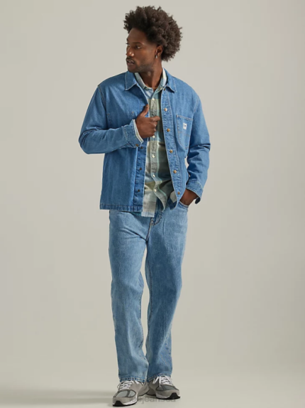 Lee Men European Collection Asher Loose Fit Jean Iced Clothing 480T580