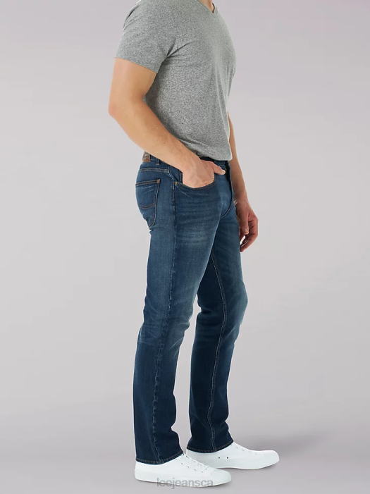 Lee Men Extreme Motion 4-Way Stretch Straight Tapered Jean Bucket Clothing 480T637 - Image 3