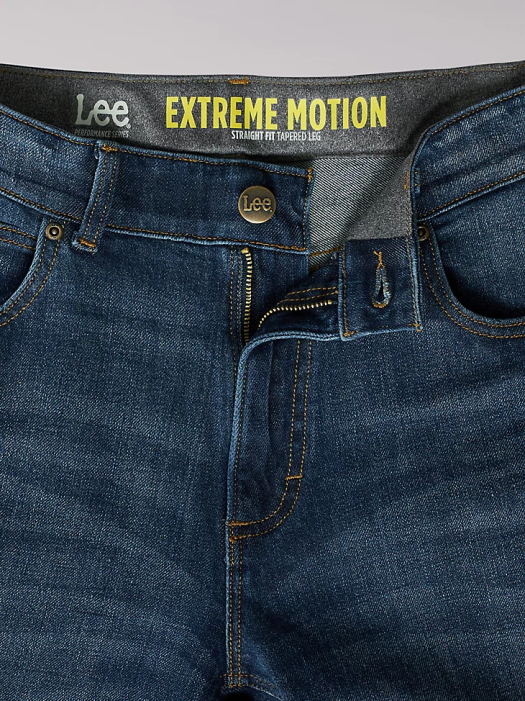 Lee Men Extreme Motion 4-Way Stretch Straight Tapered Jean Bucket Clothing 480T637 - Image 7