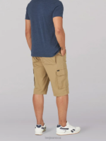 Lee Men Extreme Motion Cameron Relaxed Fit Cargo Short KC Khaki Clothing 480T977 - Image 2