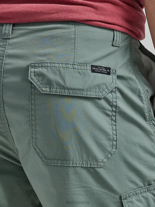 Lee Men Extreme Motion Crossroads Short Fort Green Clothing 480T1005 - Image 6