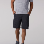 Lee Men Extreme Motion Crossroads Shorts Anthracite Clothing 480T1013
