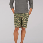 Lee Men Extreme Motion Deep Pocket Utility Short Brown Camo Clothing 480T1030