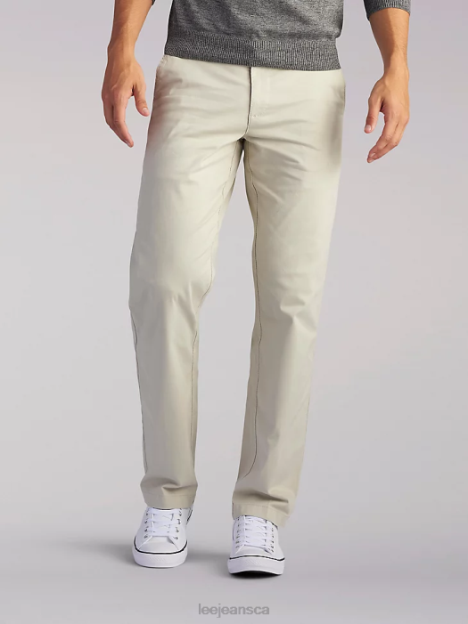 Lee Men Extreme Motion Khaki Pant (Big & Tall) Stone Clothing 480T773 - Image 1
