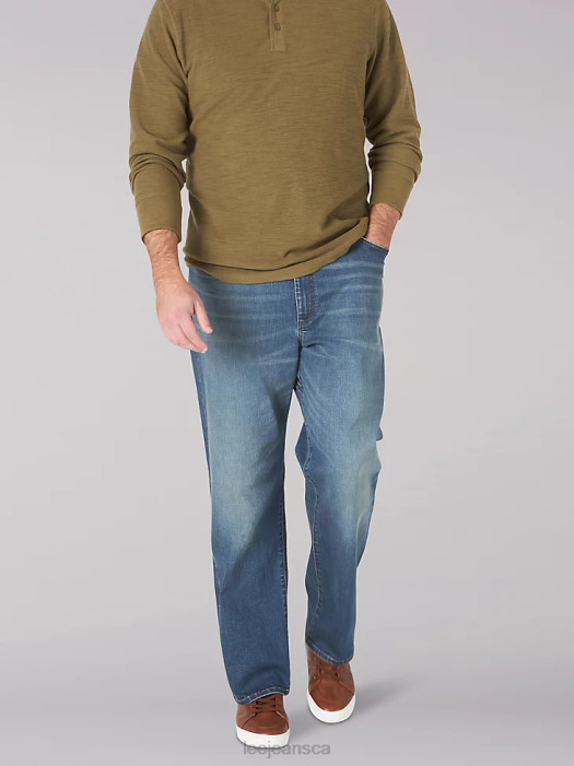 Lee Men Extreme Motion MVP Relaxed Straight Jean (Big & Tall) Nelson Clothing 480T591 - Image 1