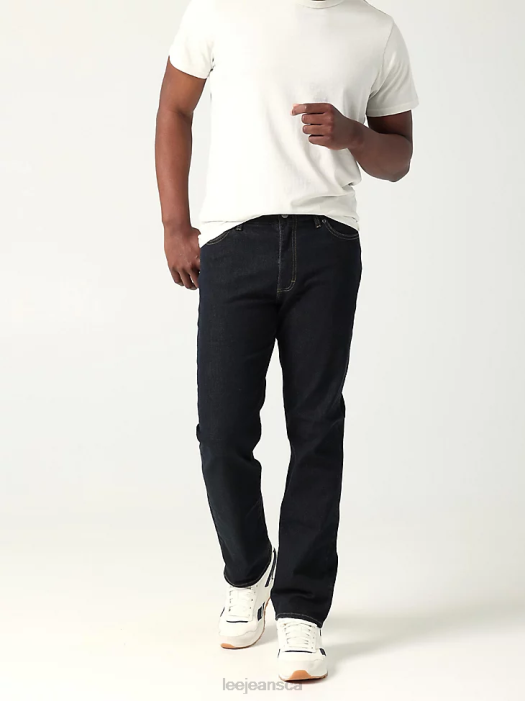 Lee Men Extreme Motion MVP Relaxed Straight Jean Rinse Clothing 480T505 - Image 1