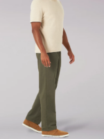 Lee Men Extreme Motion MVP Straight Fit Flat Front Pant Forest Clothing 480T743 - Image 3