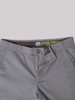 Lee Men Extreme Motion MVP Straight Fit Flat Front Pant Gravel Clothing 480T744 - Image 4