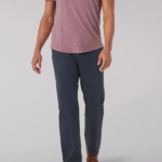 Lee Men Extreme Motion MVP Straight Fit Flat Front Pant Navy Clothing 480T747