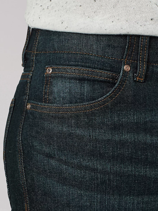 Lee Men Extreme Motion Regular Fit Straight Leg Jean Night Owl Clothing 480T560 - Image 4