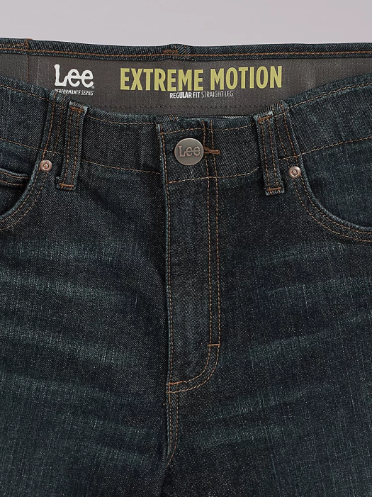 Lee Men Extreme Motion Regular Fit Straight Leg Jean Night Owl Clothing 480T560 - Image 6