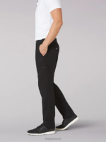 Lee Men Extreme Motion Relaxed Fit Cargo Pant Black Clothing 480T828 - Image 3