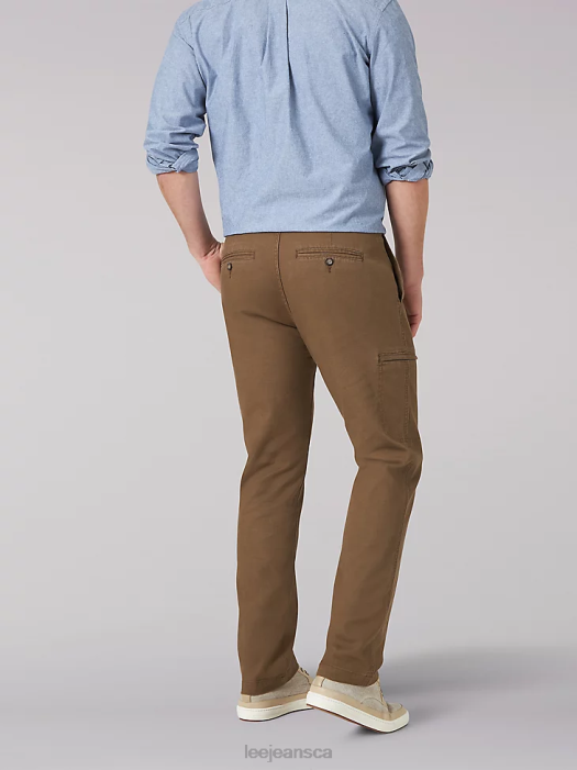 Lee Men Extreme Motion Relaxed Fit Cargo Pant Teak Clothing 480T827 - Image 2