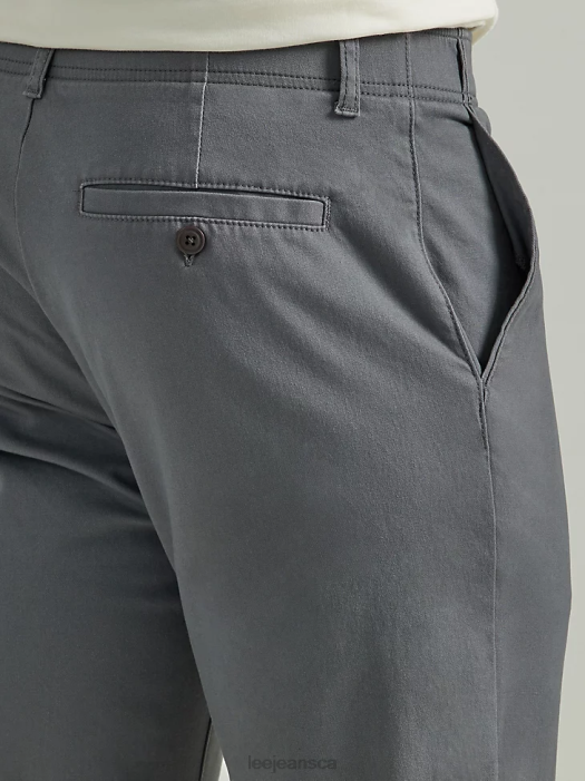 Lee Men Extreme Motion Slim Fit Khaki Pant Painter Gray Clothing 480T760 - Image 4