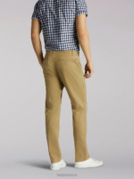 Lee Men Extreme Motion Slim Fit Khaki Pant Taupe Clothing 480T762 - Image 2