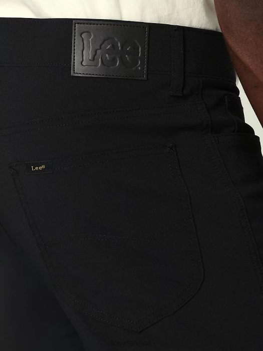 Lee Men Extreme Motion Slim Fit Synthetic Pant Black Clothing 480T710 - Image 4