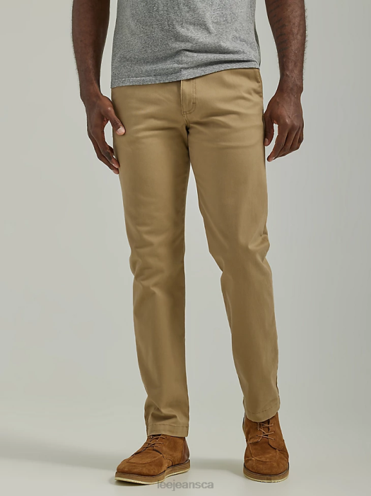 Lee Men Extreme Motion Slim Fit Synthetic Pant Oscar Khaki Clothing 480T707 - Image 2