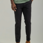 Lee Men Extreme Motion Slim Fit Synthetic Pant Unionall Black Clothing 480T709