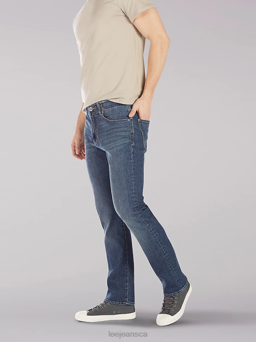 Lee Men Extreme Motion Slim Straight Leg Jeans Cortez Clothing 480T553 - Image 3