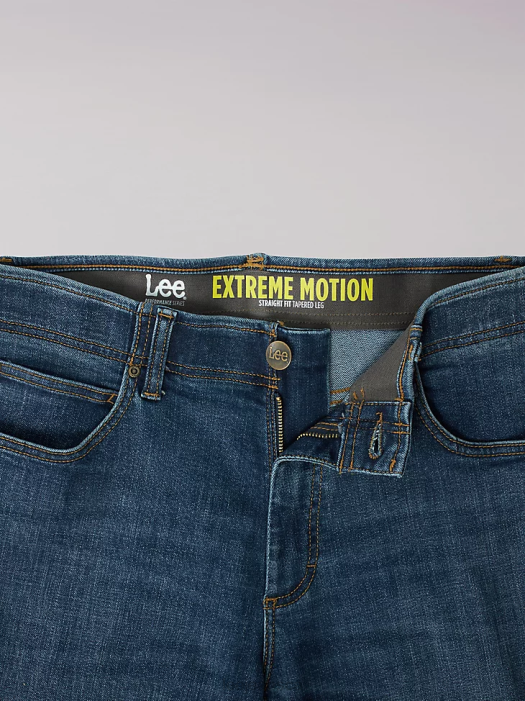 Lee Men Extreme Motion Straight Fit Tapered Leg Jean Tokyo Clothing 480T529 - Image 7