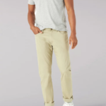 Lee Men Extreme Motion Super Soft Straight Fit Twill Jean Pebble Clothing 480T643
