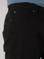 Lee Men Extreme Motion Super Soft Straight Fit Twill Jean Union-Alls Black Clothing 480T642 - Image 5