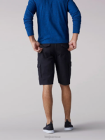 Lee Men Extreme Motion Swope Shorts Black Clothing 480T1094 - Image 2