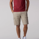 Lee Men Extreme Motion Swope Shorts Caramel Clothing 480T1089