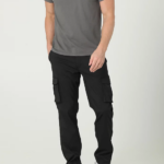 Lee Men Extreme Motion Synthetic Cargo Straight Fit Pant Black Clothing 480T825