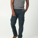 Lee Men Extreme Motion Synthetic Cargo Straight Fit Pant Charcoal Clothing 480T823