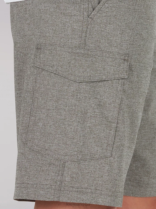 Lee Men Extreme Motion Tech Cargo Short Light Grey Heather Clothing 480T1035 - Image 4