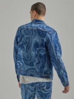 Lee Men Heritage Boxy Trucker Jacket Marble Clothing 480T1121 - Image 2