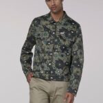 Lee Men Heritage Chetopa Boxy Jacket Green Floral Clothing 480T1145