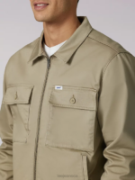 Lee Men Heritage Chetopa Boxy Jacket KC Khaki Clothing 480T1146 - Image 5