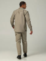 Lee Men Heritage Chetopa Double Pocket Button Down Shirt KC Khaki Clothing 480T952 - Image 2