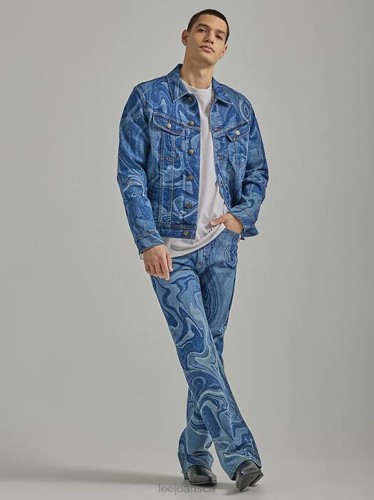 Lee Men Heritage d High Rise Bootcut Jean Marble Clothing 480T669 - Image 1