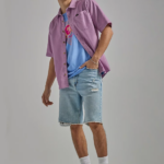 Lee Men Heritage Loose Fit Slouch Denim Short Johnny Clothing 480T1108