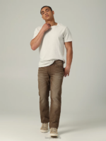Lee Men Heritage Regular Straight Jean Brown Clothing 480T623